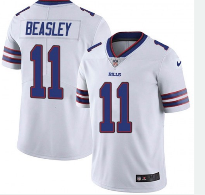 Men's Buffalo Bills #11 Cole Beasley White NFL Vapor Untouchable Limited Stitched Jersey